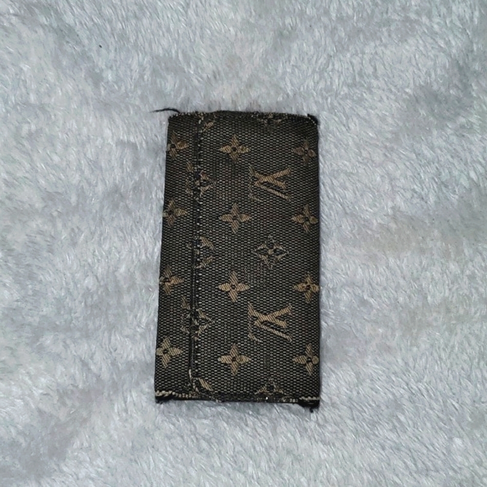 Louis Vuitton Denim Monogram Key Card Holder *HTF*